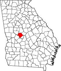 State map highlighting Crawford County