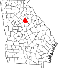 State map highlighting Morgan County