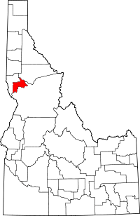 State map highlighting Lewis County