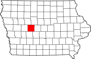 State map highlighting Greene County