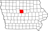 State map highlighting Hamilton County