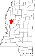 State map highlighting Humphreys County