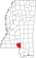 State map highlighting Marion County