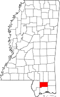 State map highlighting Stone County