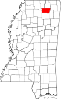 State map highlighting Union County