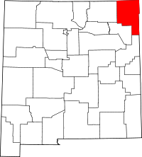 State map highlighting Union County