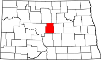 State map highlighting Sheridan County