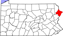 State map highlighting Pike County