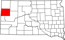 State map highlighting Butte County