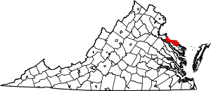 State map highlighting Westmoreland County