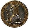 A gold-and-silver coin featuring the bust of a crowned man in armour, holding a sceptre and a sword. The bust is surrounded with the text 'Maximilianus Dei Gra Rex & Imper Augustus'.