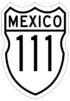 Federal Highway 111 shield