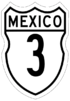 Federal Highway 3 shield