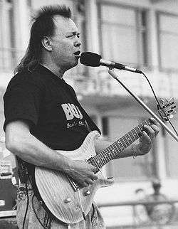 Mike Deasy in Pärnu, Estonia 1992