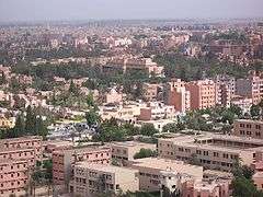 MoroccoMarrakech townfromhill.jpg