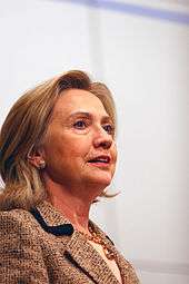 Informal pose of Clinton, 2011