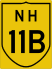 National Highway 11B marker