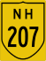 National Highway 207 marker