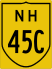 National Highway 45C marker