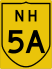 National Highway 5A marker