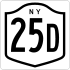 NYS Route 25D marker