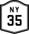 NYS Route 35 marker