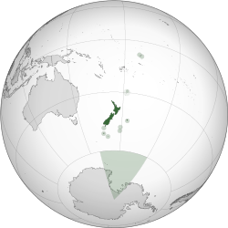 Location of New Zealand within the Realm of New Zealand