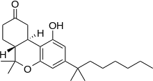 Skeletal formula of nabilone