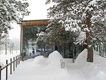 The visitor center of Fulufjället National Park