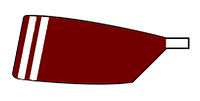 Image showing the rowing club's blade colours