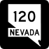 State Route 120 marker