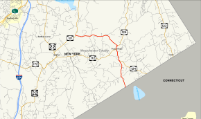 Map of New York State Route 137