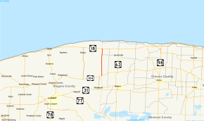 Map of New York State Route 269