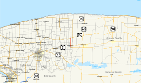 Map of New York State Route 271