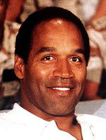 A picture of O.J. Simpson posing.