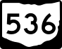 State Route 536 marker