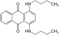 Structural formula of Oil Blue 35