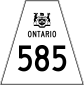 Highway 585 shield