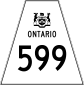 Highway 599 shield