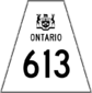 Highway 613 shield