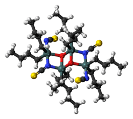 Ball-and-stick model of the Otera's catalyst molecule