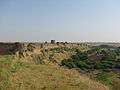 Outer walls and moat, Naldurg fort.jpg