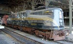 Pennsylvania Railroad GG1 Streamlined Electric Locomotive #4859