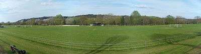 Panorama of Penparcaus Ground.