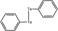 Chemical structure of diphenyl ditelluride