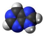 Space-filling molecular model