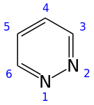 Skeletal formula with numbering convention