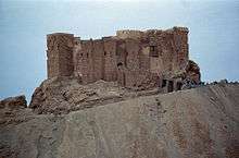 Ruins of an old stone castle