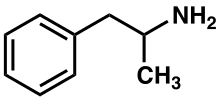 An image of the amphetamine compound