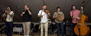 Red Stick Ramblers performing April 20, 2008, during the Dewey Balfa Cajun and Creole Heritage Week at Chicot State Park.